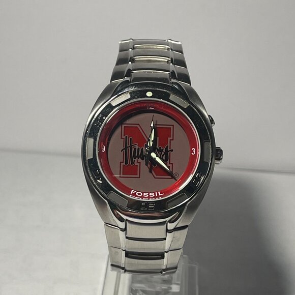 Nebraska Cornhuskers NCAA Stainless-Steel Kaleido Watch by Fossil NEW - Picture 2 of 10